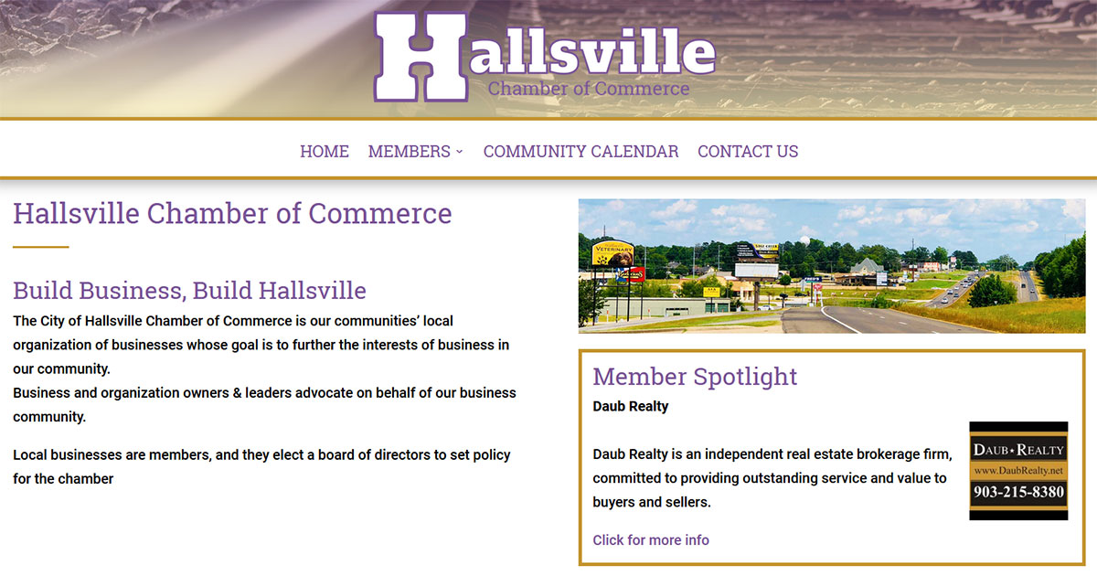 Hallsville Chamber of Commerce - Hallsville, TX